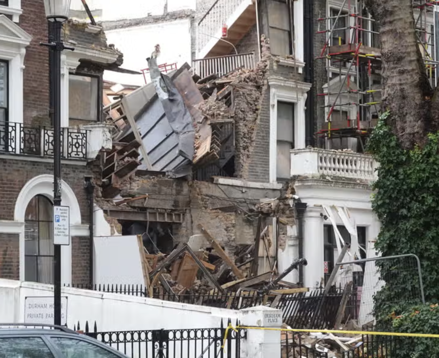The London Bridge isn’t the only structure that’s come crashing down in the British capital. Back in 2020, 40 people were forced to evacuate their homes in West London after two terraces appeared to split the historic property from roof to street level. No one sustained any injuries in the collapse. 